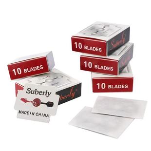 舒佰利刀片修脚刀不锈钢可替换刀片刨脚去死皮双面刀片修脚刀专用