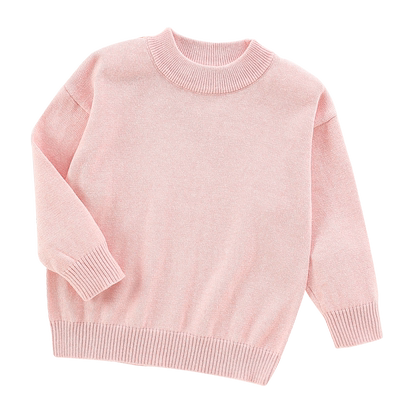 纯棉圆领毛衣打底衫中大童