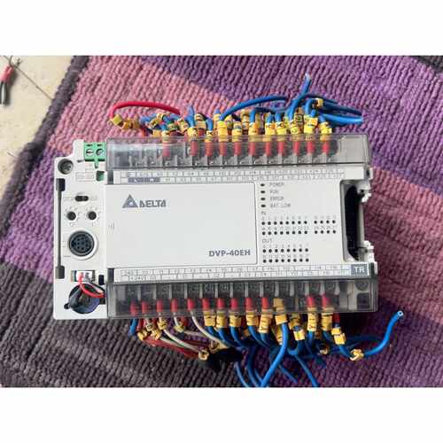 议价拆机台达DVP40EH00T2 plc，剪线拆机，成色如图，