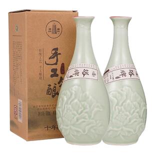 塔牌黄酒十年陈手工冬酿花雕酒500ml*6瓶礼盒装糯米黄酒绍兴黄酒