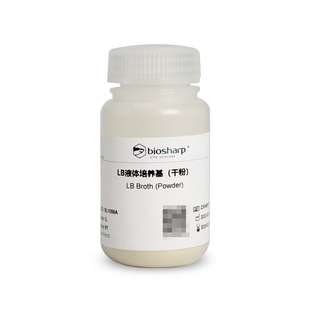 BIOSHARP白鲨 BL1056A LB液体培养基(干粉)又称LB肉汤培养基 预混粉末用于各种细菌培养  1L/瓶