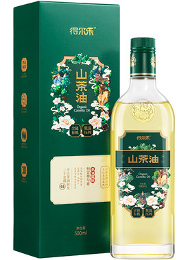 得尔乐旗舰店有机山茶油天然冷榨