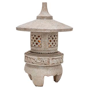 匠心坊中式阳台枯山水造景园林摆件户外庭院花园别墅景观石塔灯