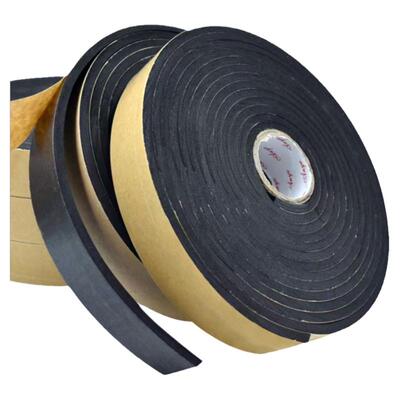 eva海绵单面胶减震密封隔音胶条EVA黑色自粘强力泡棉海绵单面胶带