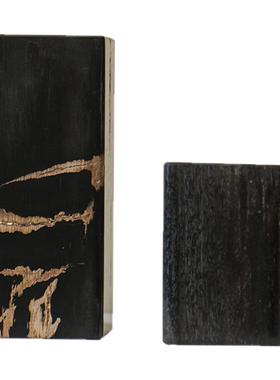 木化石书档书房书柜装饰品摆件