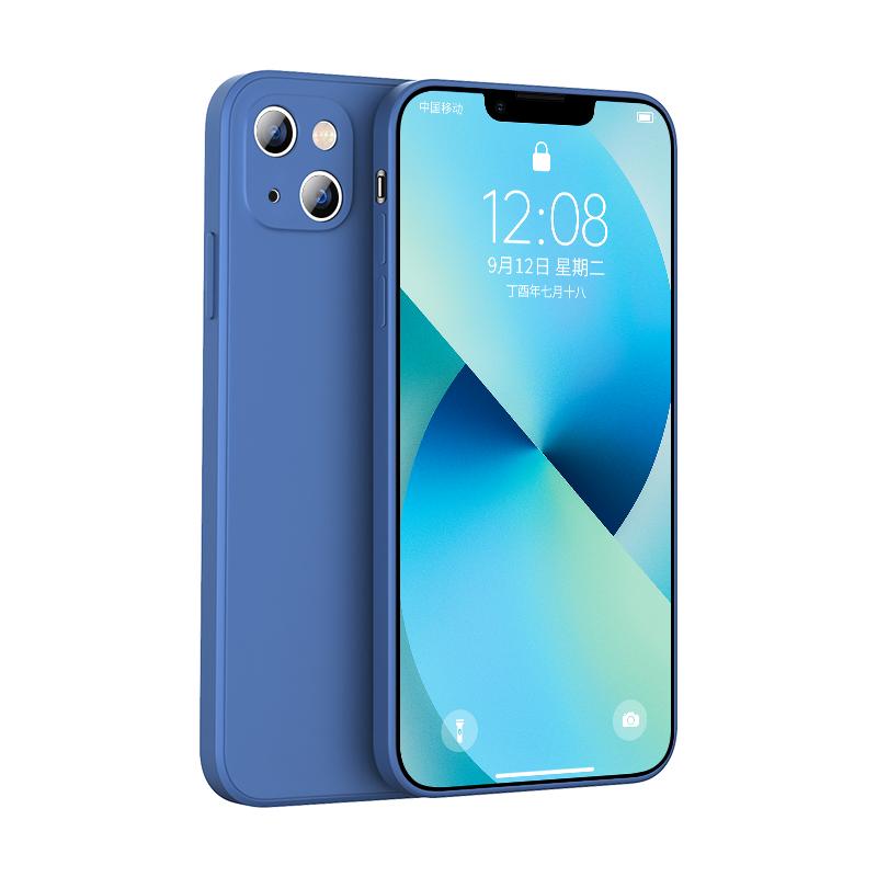 苹果13系列iphone液态硅胶手机壳