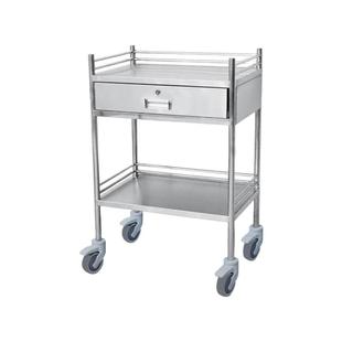 医用不锈钢治疗车手术室推车仪器器械推车美容院专用工具车护理车