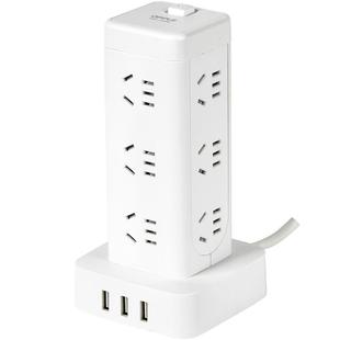 欧普插排多插位立式插座神器USB接口插线板接线板插线板排插插座