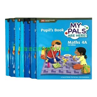新加坡小学数学教材 学生用书练习册作业测试手册4年级4A4B My Pals are Here Maths 第三版英文原版学校课堂用