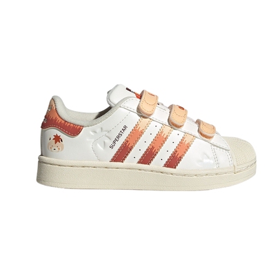 adidas阿迪达斯小童贝壳头板鞋秋SUPERSTARII三叶草经典鞋JS2473