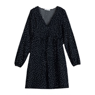 volantes abierto tenedor Mini vestido vestidos de fiesta