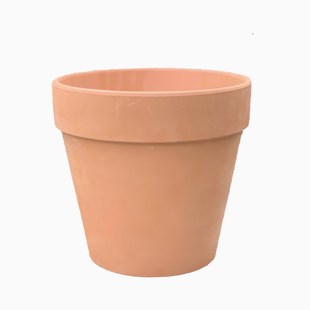 清仓圆形红陶花盆带托盘透气吸水育苗矮盆简约粗陶土多肉盆大口径