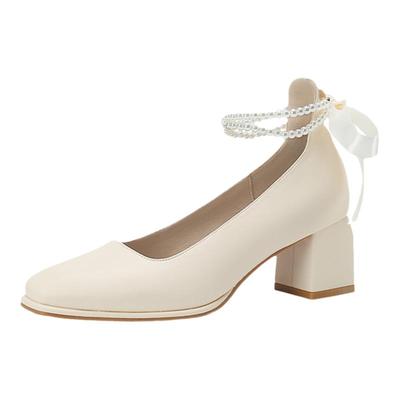 达芙妮婚鞋新娘鞋2023法式