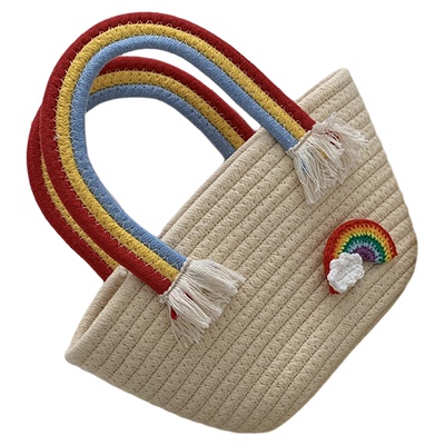 可爱包包收纳包手提包绗缝包包