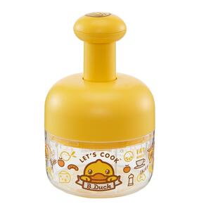 炊大皇小黄鸭蒜泥神器蒜蓉搅碎器手动捣蒜泥器家用搅碎绞蒜器套装