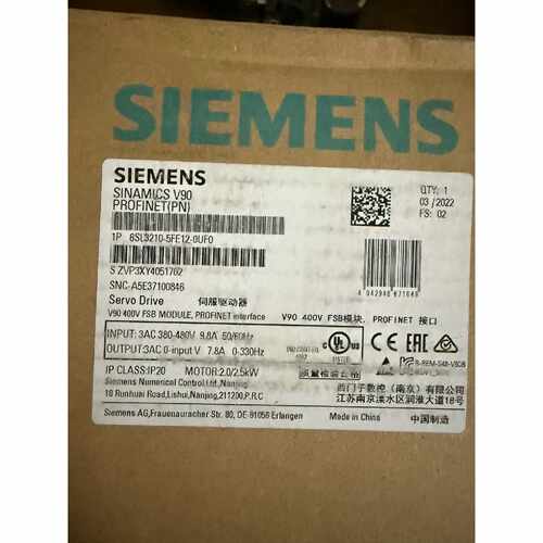 6SL32105FE120UF0驱动器