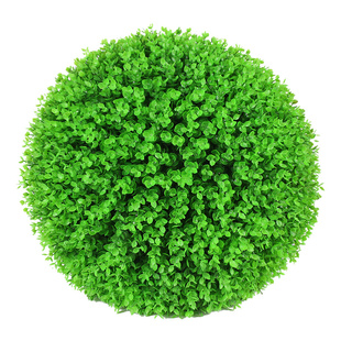 仿真草球装饰米兰球花生草球四头草球装饰吊顶假草球商场吊顶包邮