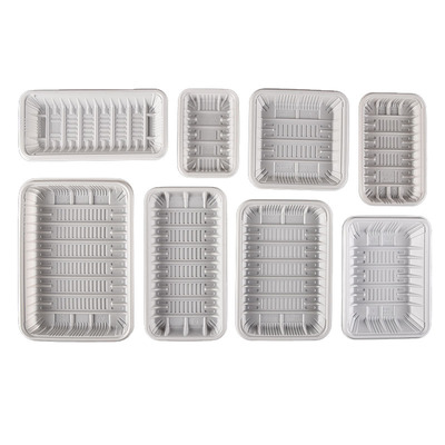 一次性生鲜托盘透明黑羊肉串托盘