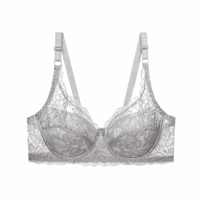蕾丝文胸无钢圈超薄款无海绵性小