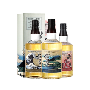 【自营】日本原瓶进口威士忌 松井樱花桶泥煤味威士忌700ml