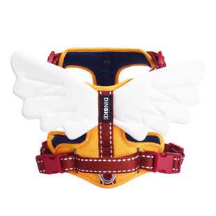 狗狗牵引绳胸背带天使翅膀大中小型犬外出专用遛狗绳子链子防挣脱