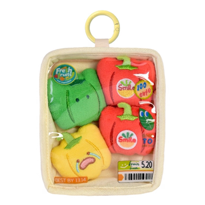 朴坊蔬果拼盘托盘毛绒公仔搞怪可爱玩偶樱桃番茄草莓痛包卡包挂件