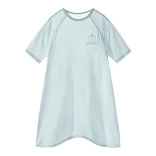 贝肽斯婴儿睡袋夏款儿童优可丝睡袍防踢被女童睡衣女夏季宝宝睡裙