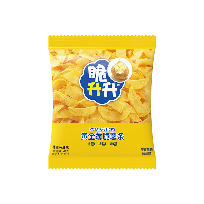 脆升升原切黄金薄脆薯条20g/包