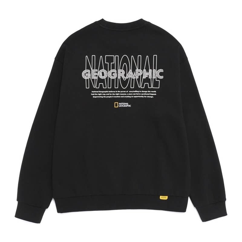 韩国代购国家地理NATIONAL男卫衣半宽松透气休闲户外长T恤N261US