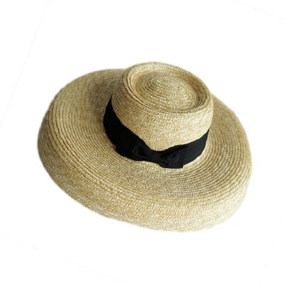 草帽法式复古优雅风麦秆沙滩帽