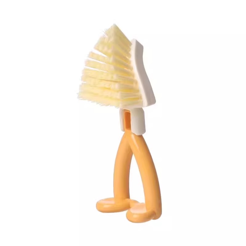 可折叠家用多功能三角刷厨房水槽
