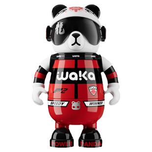 能量熊猫保温杯冬季网红水杯潮玩背带杯大容量可爱卡通水壶waka