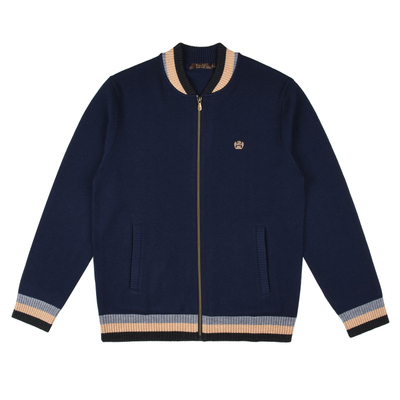 雷迪波尔老钱风设计针织毛衣开衫