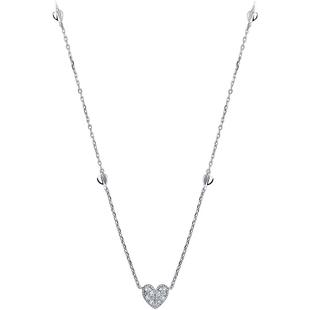 TSL谢瑞麟维多利亚系列18k金钻石项链爱心吊坠SY152