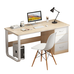 电脑桌台式家用书桌学生学习桌椅组合卧室女生化妆桌子简易办公桌