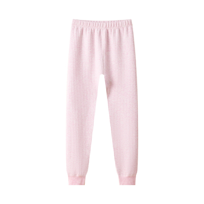 红豆儿童纯棉加厚保暖裤男童女童秋裤中大童三层夹棉内穿打底裤W