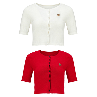 7shiftin100%棉开衫2024春夏新品