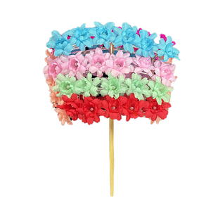 戏曲戏剧京剧舞台演出头饰垫子花萧太后钿子花手工真丝太后甸子花