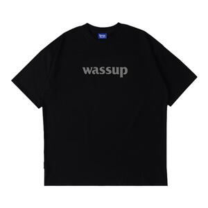 WASSUP简约字母T恤短袖男女