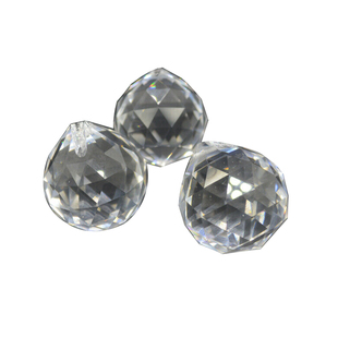 水晶灯球客厅酒店吊灯门帘配饰灯具玻璃球吊坠散珠灯饰水晶球配件