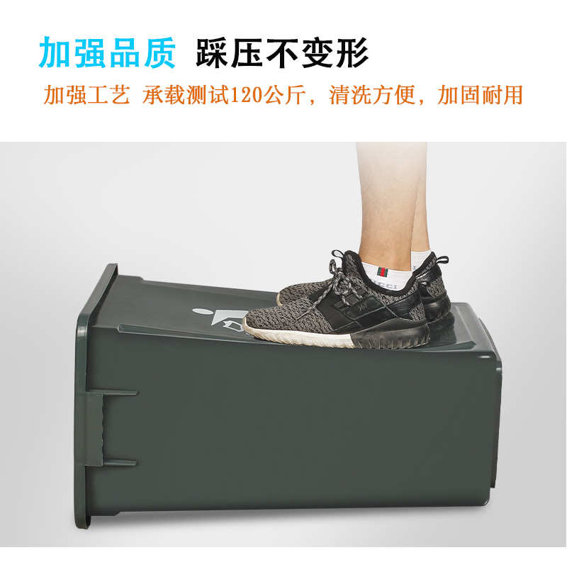 4色大号垃圾分类桶60升100升家用型垃圾桶多用途环保户外环保带盖