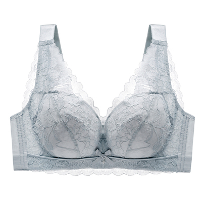 胖mm内衣女无钢圈大码聚拢防下垂