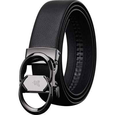 稻草人男款商务正装真皮皮带