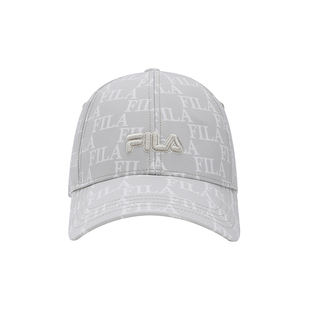 FILA 斐乐官方情侣款棒球帽2025夏新款时尚休闲满印鸭舌帽运动帽