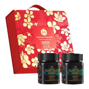 荷塔威麦卢卡蜂蜜礼盒新西兰进口节日礼物企业团购礼盒送礼2瓶装