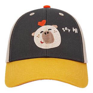 巴拉巴拉儿童帽子男童女童棒球帽抗UV遮阳帽宝宝鸭舌帽防晒春季款