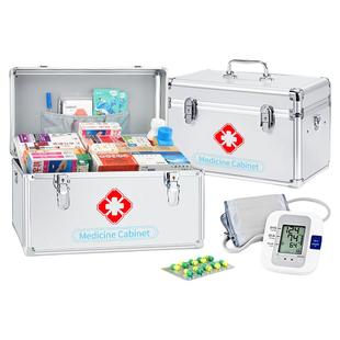 家用医药箱家庭装收纳盒大容量便携式药箱医疗箱应急急救箱出诊箱