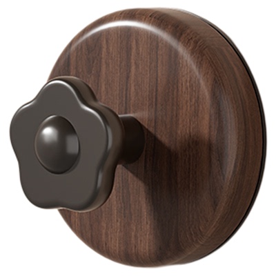 胡桃木真空吸盘挂钩强力承重卧室