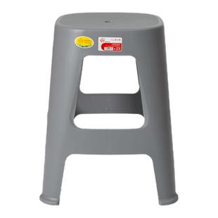 珠江牌塑料凳子家用高凳加厚餐椅商用餐厅椅子乔迁结婚椅可叠放