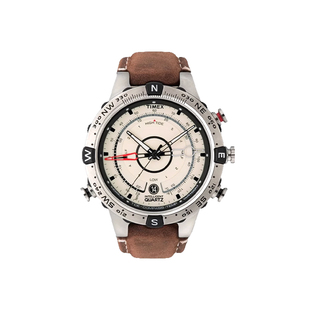 Timex/天美时 户外防水学生男腕表温度指南针航海王石英手表